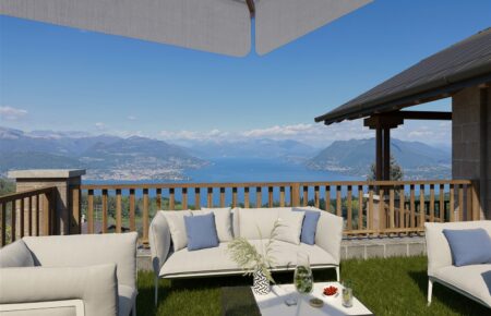 Villas with wonderful Lake Maggiore view